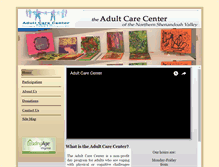 Tablet Screenshot of adultcarecenter.net